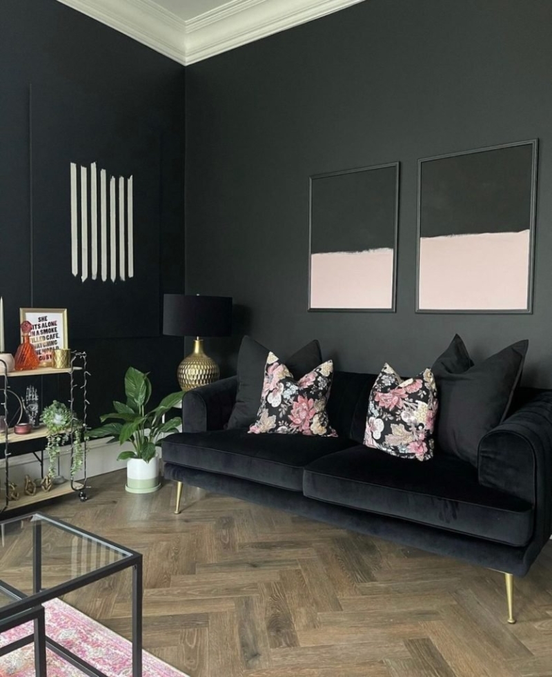 Be Inspired By These Beautiful Black Living Room Ideas Style Your