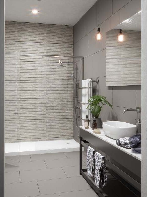 grey bathroom tile ideas