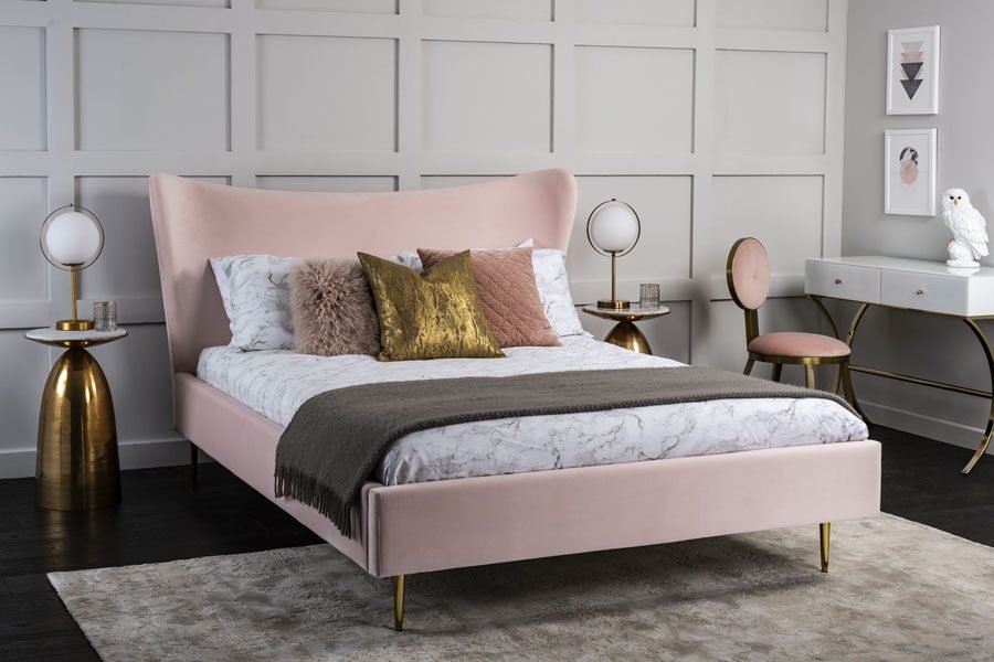 pink and grey bedroom ideas