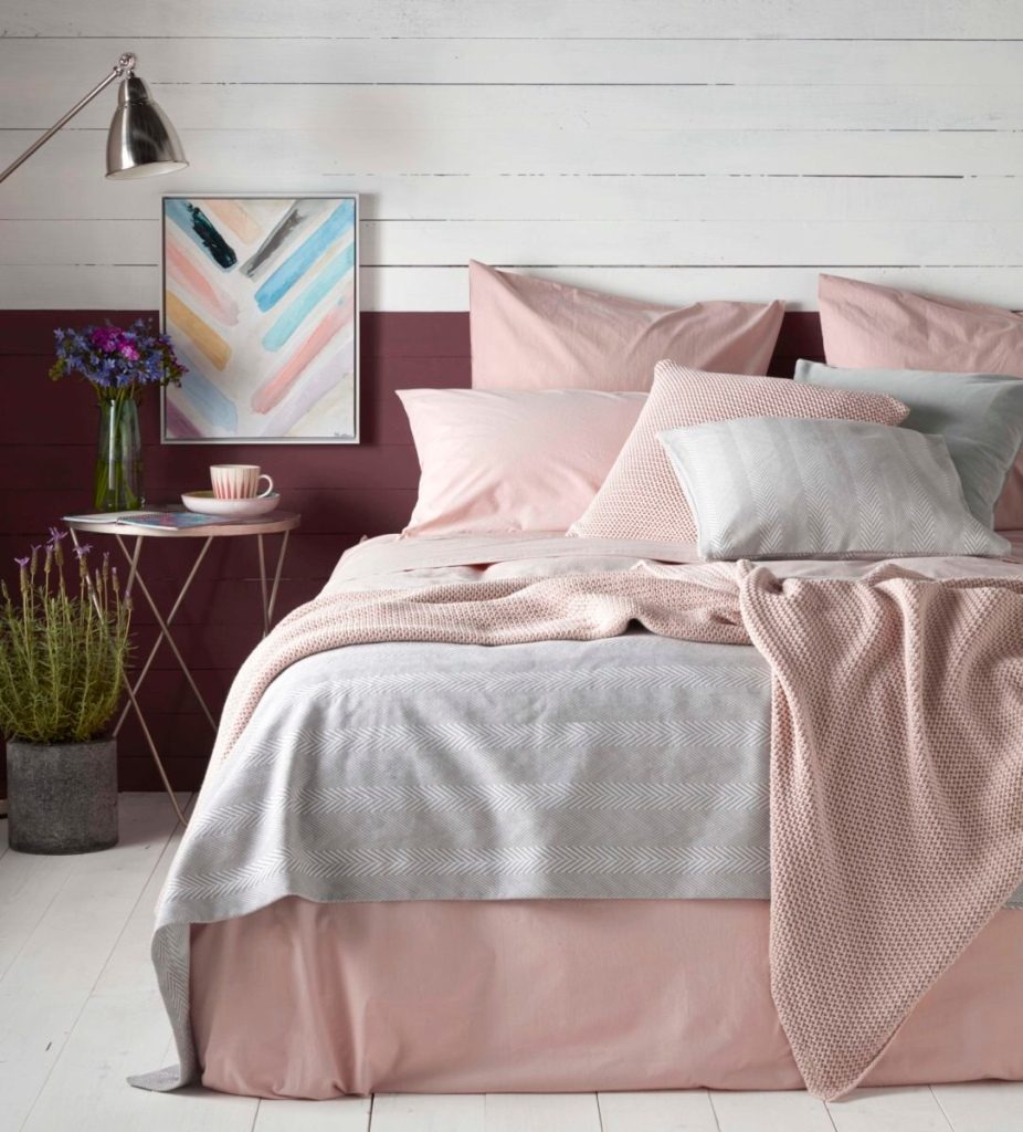 pink and grey bedroom ideas