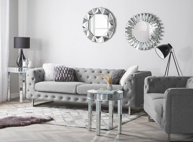 Light grey sofa - best living room colour schemes