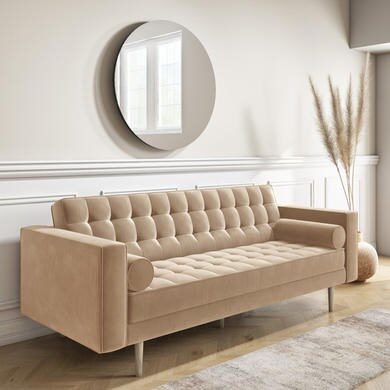 Beige sofa - best living room colour schemes