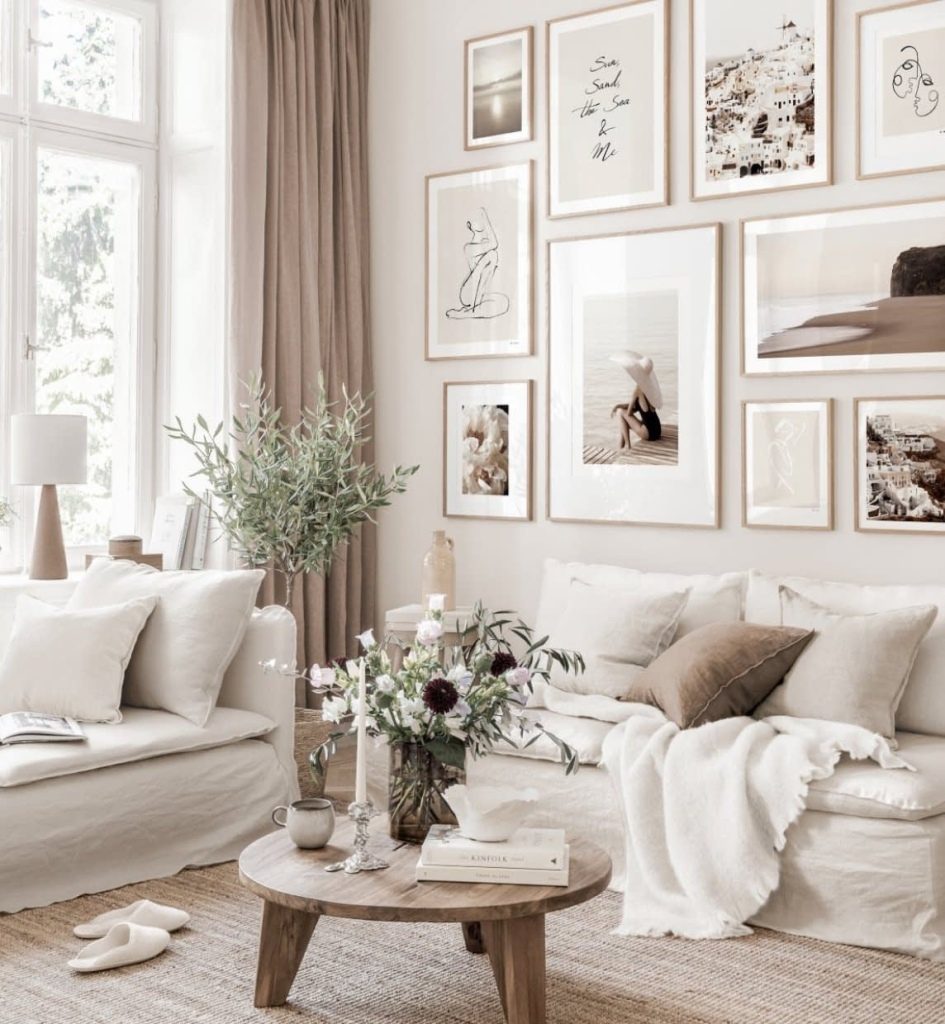 best living room colours - cream and beige 