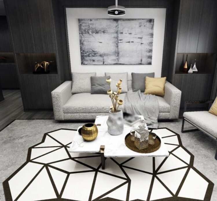 Black andwhite living room - best living room colour schemes