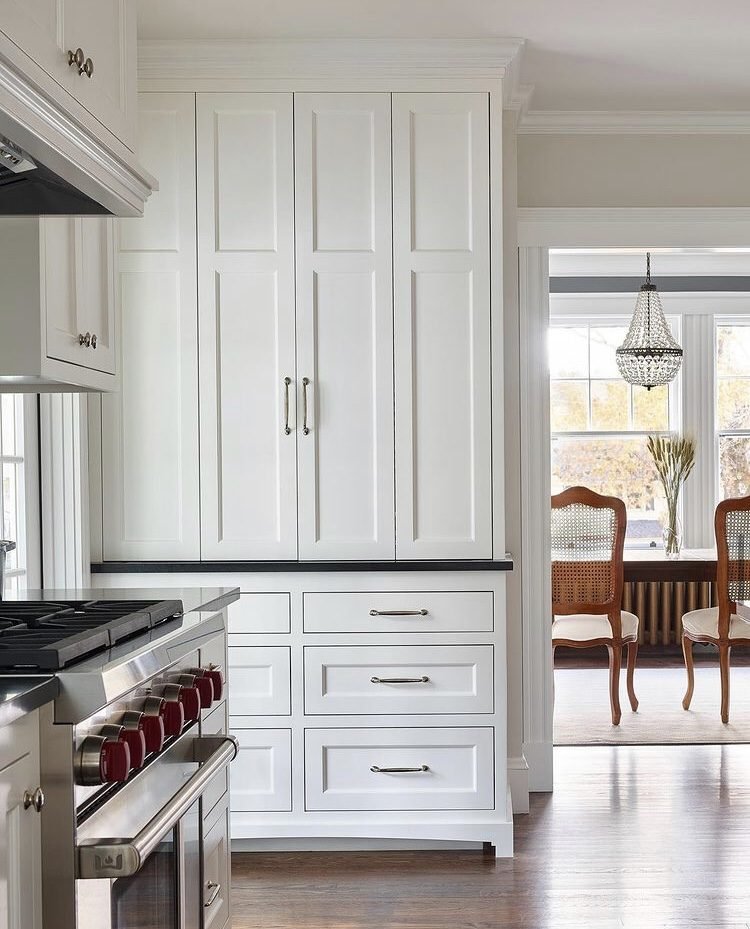 white kitchen pantry idea 