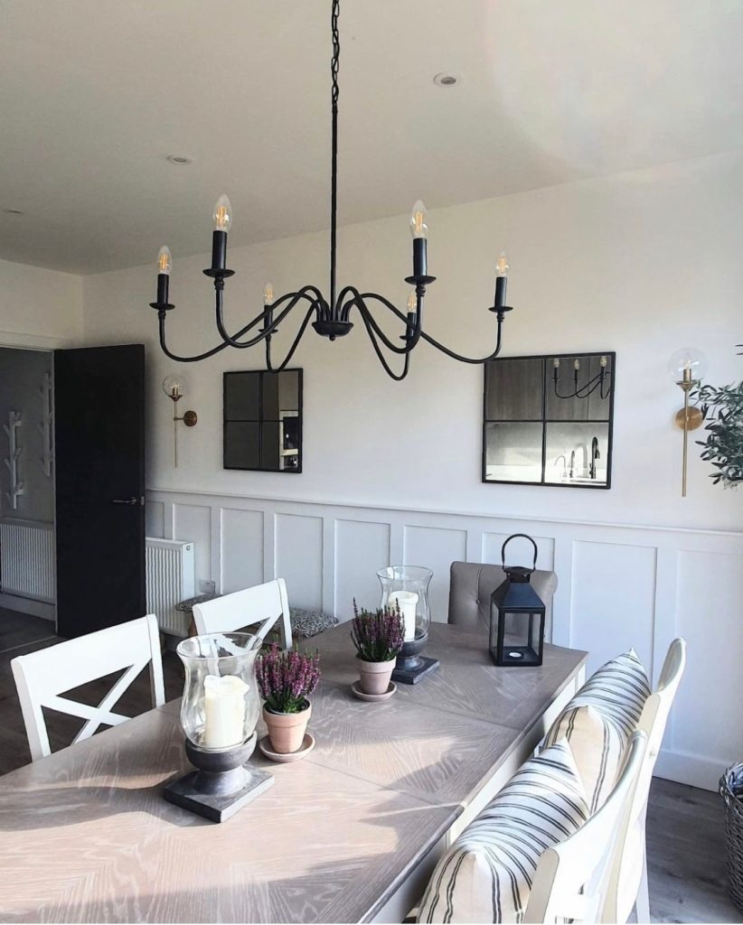 half wall panelling ideas - half wall panelling in the dining room