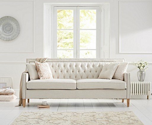 White sofa - How to style a White Living Room