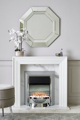 White fireplace - How to style a White Living Room