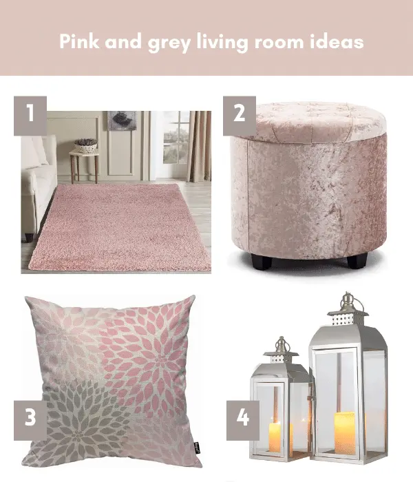 blush pink and grey living room ideas