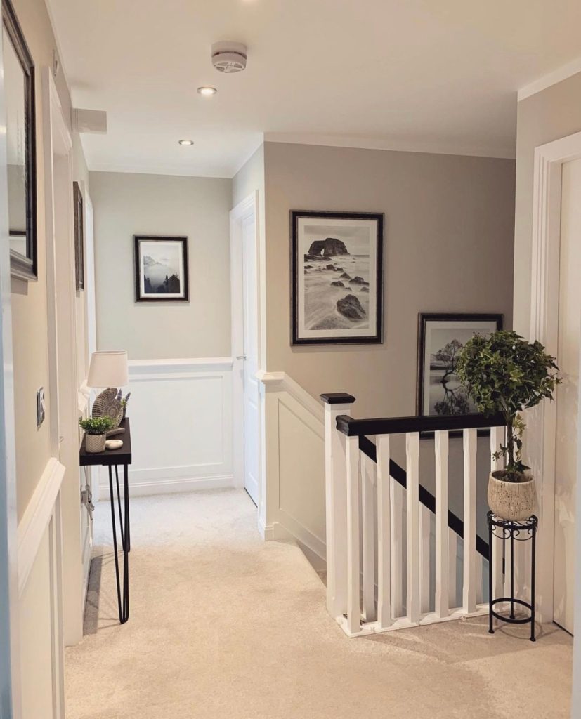 stairs and landing panel hallway