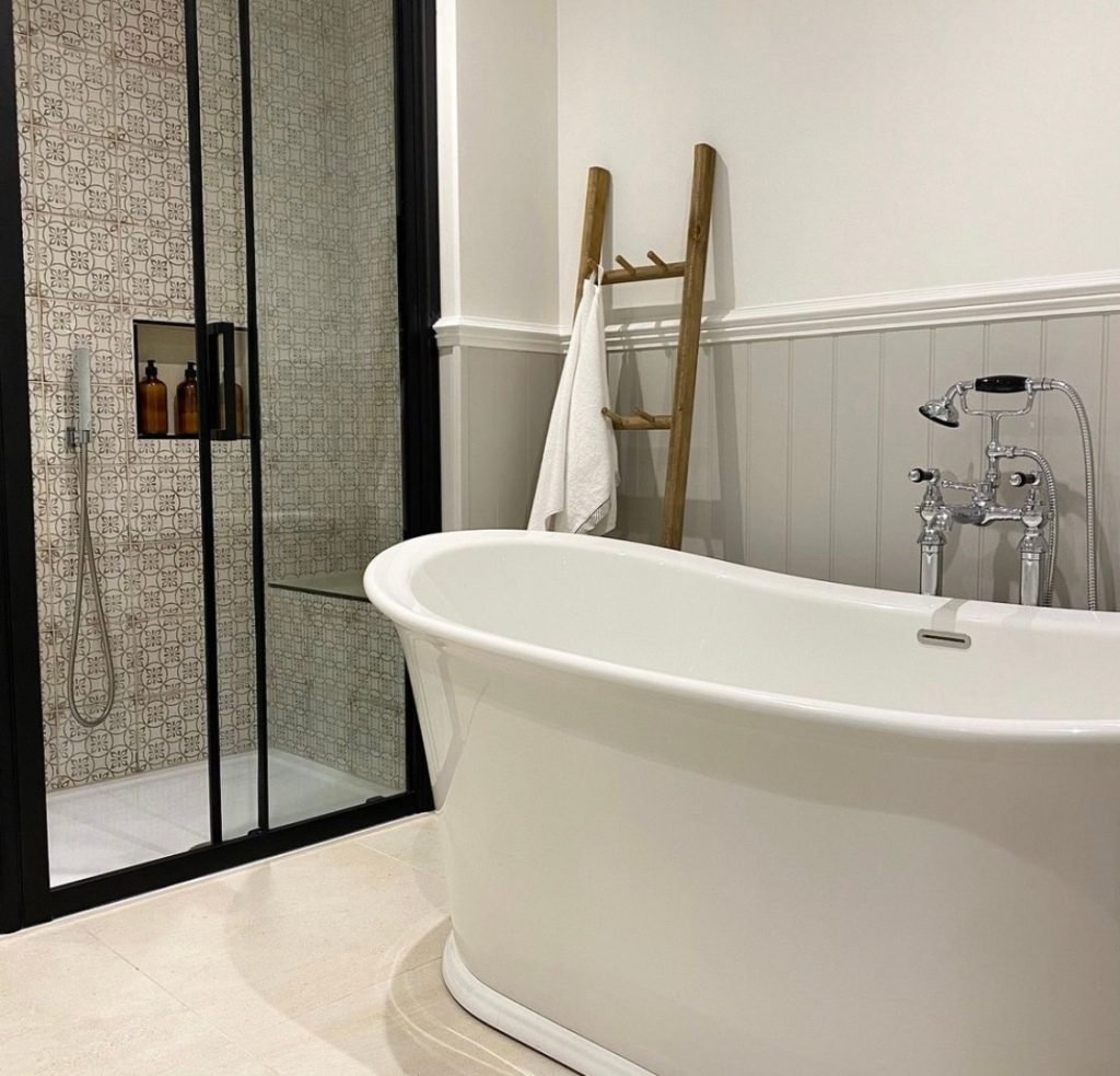 Install a feature bathtub to make your home feel like a countryside retreat