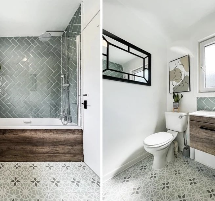 best-bathroom-flooring-ideas-patterned-tiles