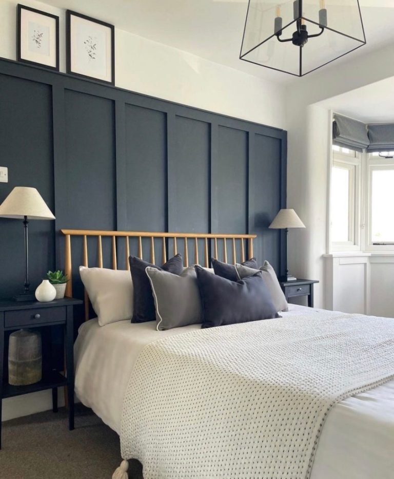 13 Beautiful Bedroom shelf panelling ideas - Style Your Sanctuary