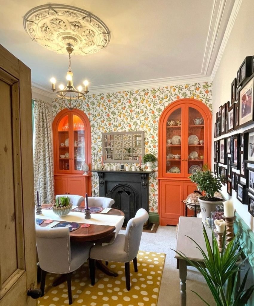 best maximalist dining room idea