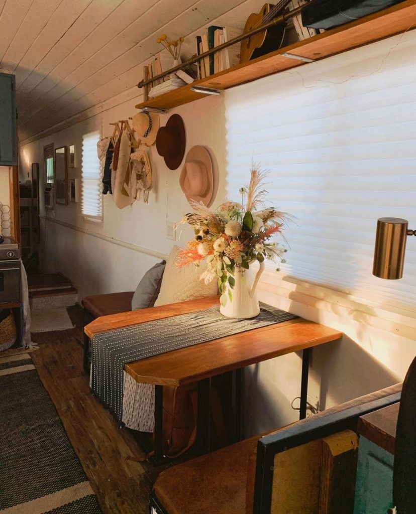 how to make a converted van feel homely