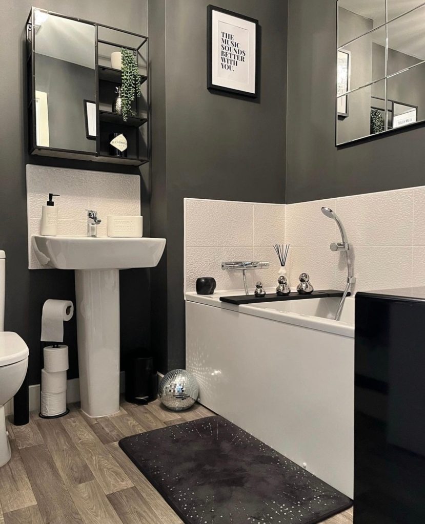 grey and white bathroom trend 2023