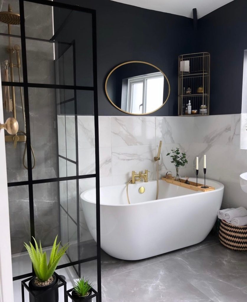 marble bathroom trends 2023 