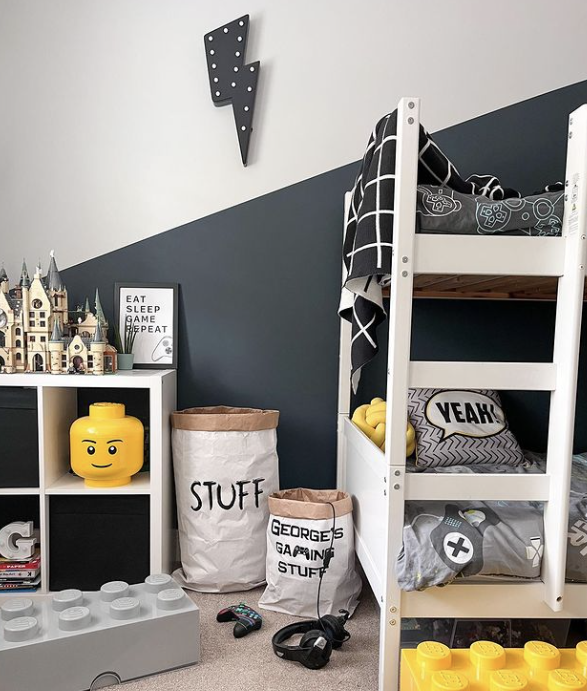 how-to-make-a-boys-room-look-good-grey-and-yellow-theme