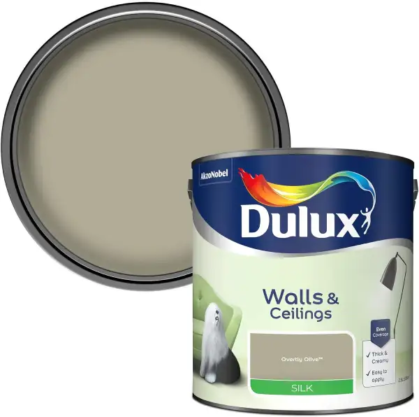 dulux overtly olive paint for hallways