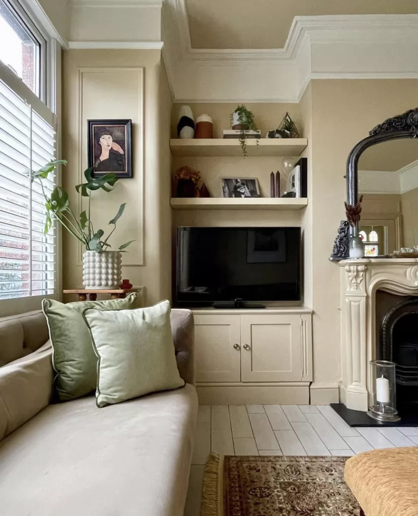 alcove shelving ideas for living rooms