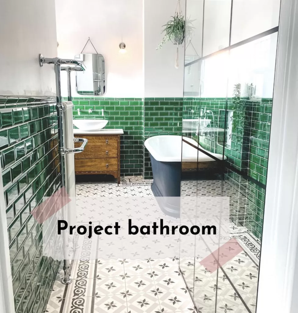 vintage bathroom rennovation - vintage bathroom diy project