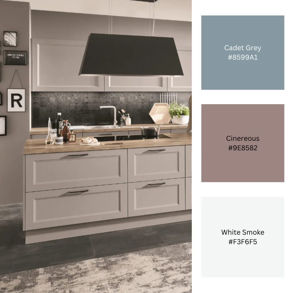 kitchen wall colours that go with a grey kitchen