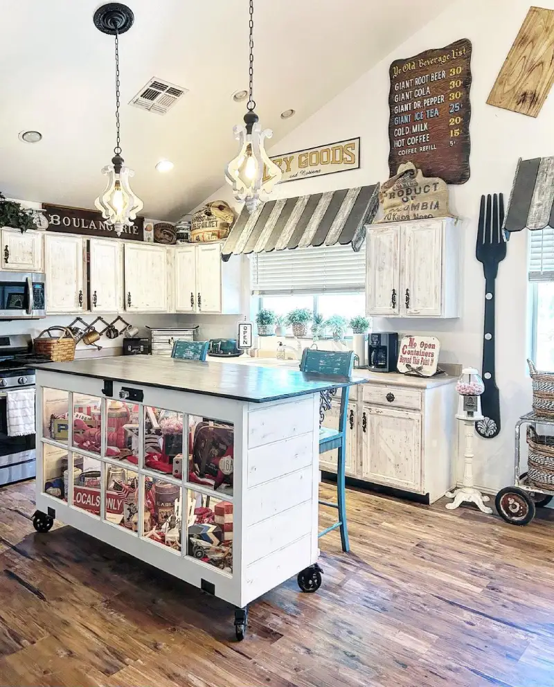 Rustic Farmhouse Kitchen Island Ideas