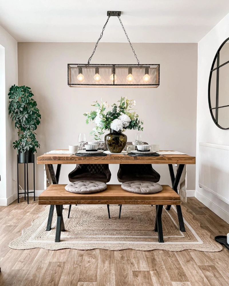 dining room decorating ideas for an industrial style
