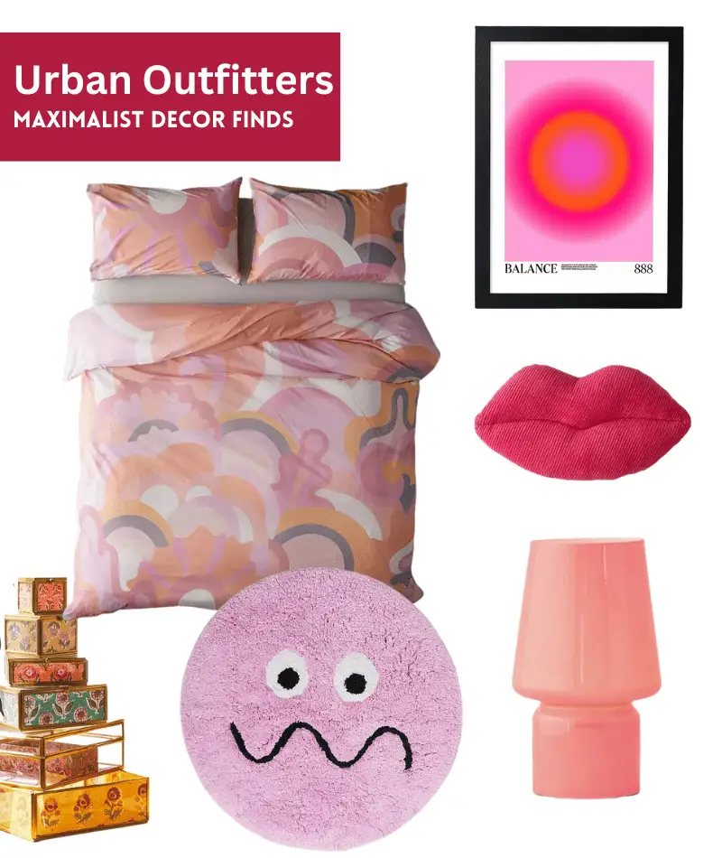 Urban Outfitters maximalist home decor ideas