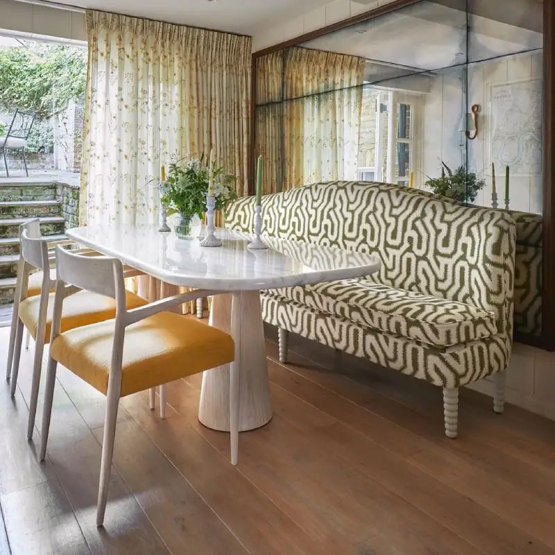 modern and quirky banquette seating ideas