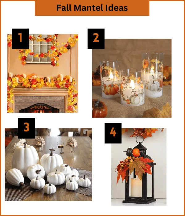 fall mantel decor ideas