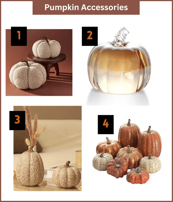 pumpkin accessories for fall