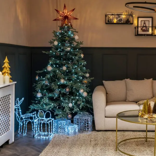 Indoor Christmas Lights Ideas - LED lighting for decorating a christmas tree