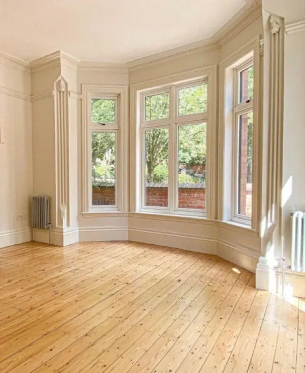 double glazing installation in a victorian room with bay windows