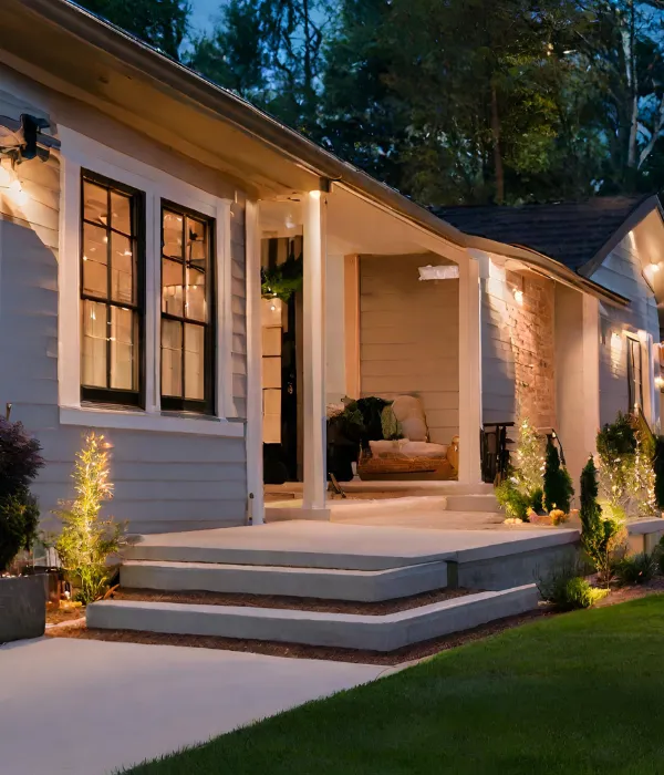 exterior lighting for the home to boost curb appeal