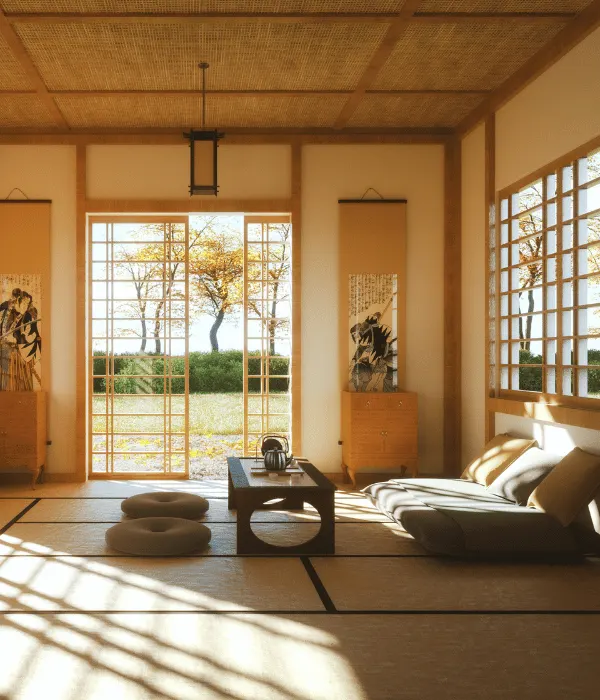 japanese interior design for meditation