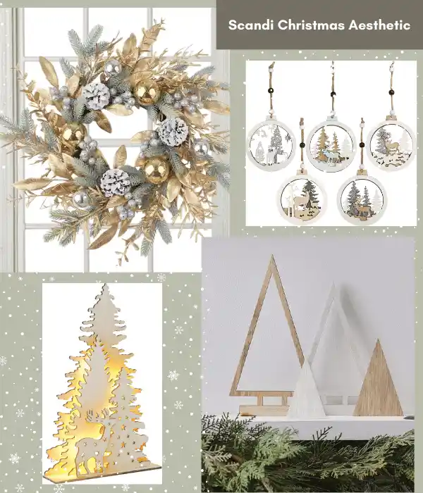 Scandi Christmas decor