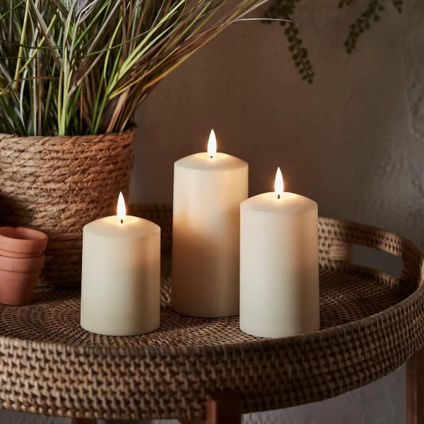 cozy home accessories - flameless candles