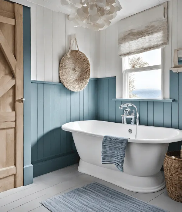 what panelling to choose in your bathroom - shiplap panelling