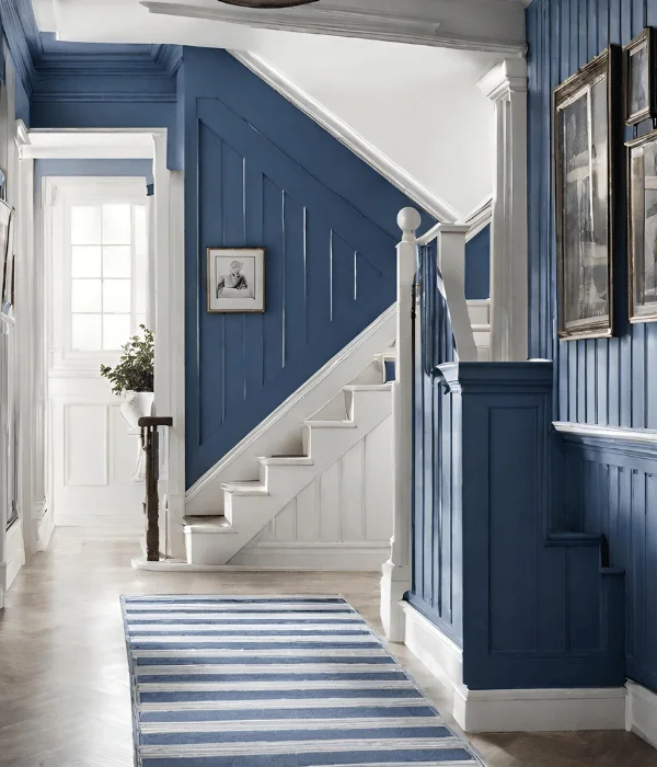 what wall panelling to choose in your hallway - moulding wall panelling