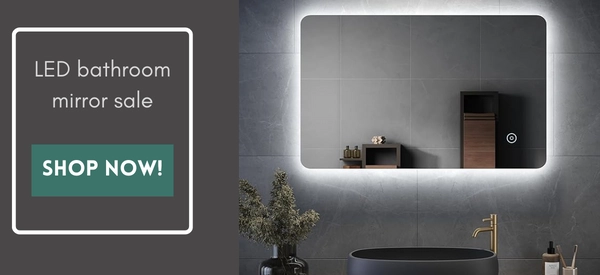 square led mirror for bathroom touch screen