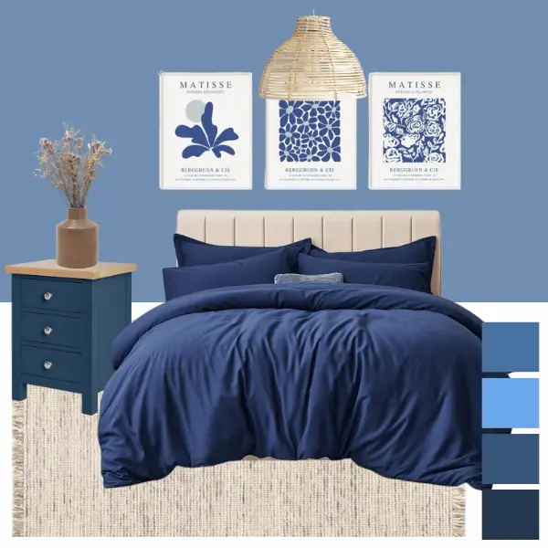 best blue bedroom colours - light blue