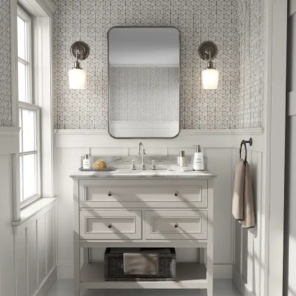 hexagon bathroom tile ideas