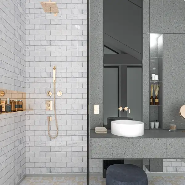 industrial bathroom tiles for shower