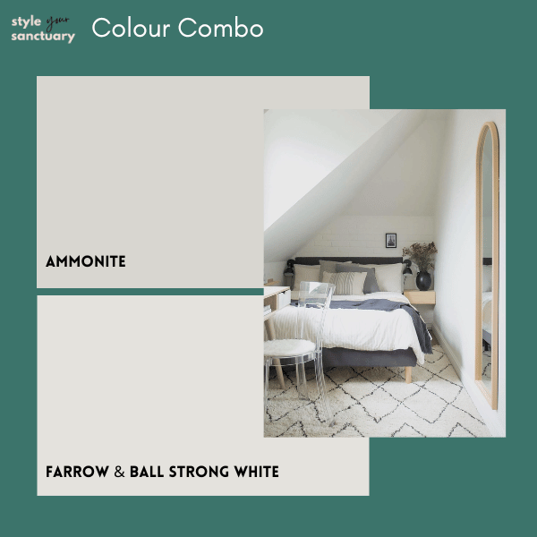 farrow and ball ammonite colour match - strong white