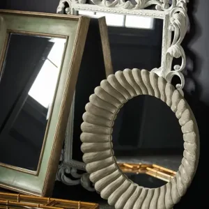 small framed mirrors for decor in bedroom