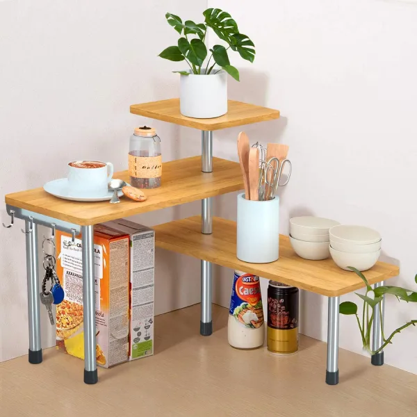 corner shelf for kitchen storage