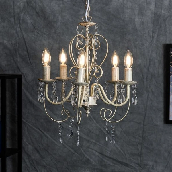 shabby chic chandelier for hallway