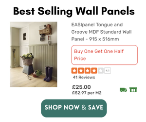 best selling wall panels - slat tounge and groove wall panelling diy