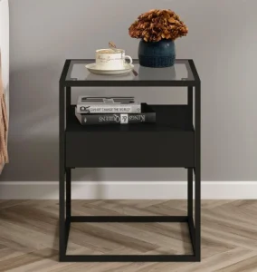 black side table for living room